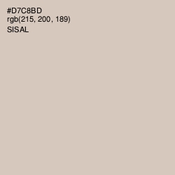 #D7C8BD - Sisal Color Image