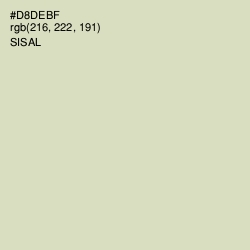 #D8DEBF - Sisal Color Image