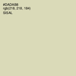 #DADAB8 - Sisal Color Image