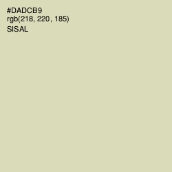 #DADCB9 - Sisal Color Image