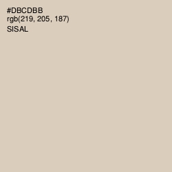 #DBCDBB - Sisal Color Image