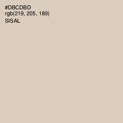 #DBCDBD - Sisal Color Image