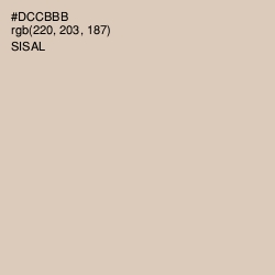 #DCCBBB - Sisal Color Image