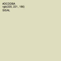 #DCDDBA - Sisal Color Image