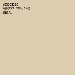 #DDCDB0 - Sisal Color Image