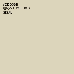 #DDD5BB - Sisal Color Image