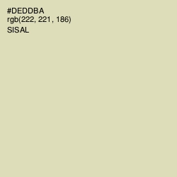 #DEDDBA - Sisal Color Image