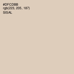 #DFCDBB - Sisal Color Image