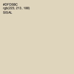 #DFD5BC - Sisal Color Image