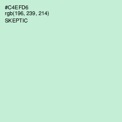 #C4EFD6 - Skeptic Color Image