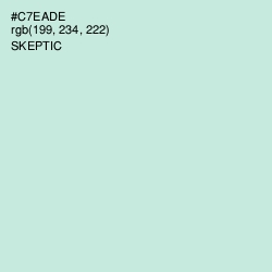 #C7EADE - Skeptic Color Image