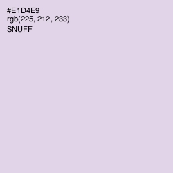 #E1D4E9 - Snuff Color Image