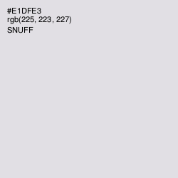 #E1DFE3 - Snuff Color Image