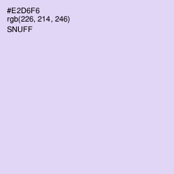 #E2D6F6 - Snuff Color Image