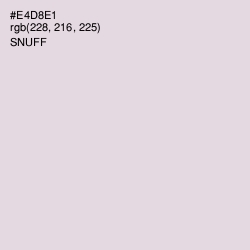 #E4D8E1 - Snuff Color Image