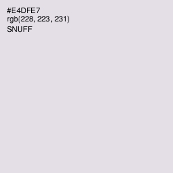 #E4DFE7 - Snuff Color Image