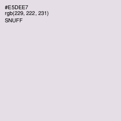 #E5DEE7 - Snuff Color Image
