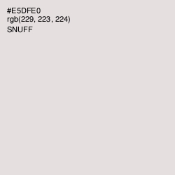 #E5DFE0 - Snuff Color Image