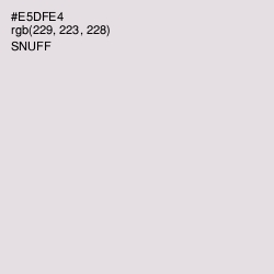 #E5DFE4 - Snuff Color Image