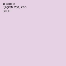 #E6D0E3 - Snuff Color Image