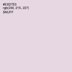 #E6D7E3 - Snuff Color Image