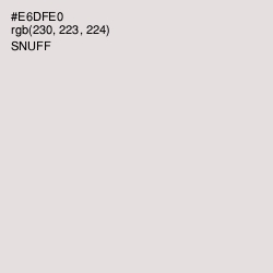 #E6DFE0 - Snuff Color Image