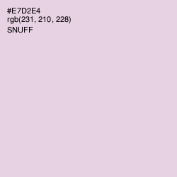 #E7D2E4 - Snuff Color Image
