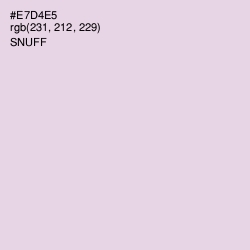 #E7D4E5 - Snuff Color Image