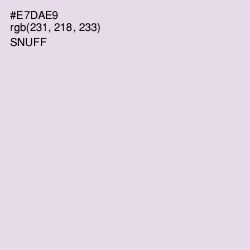 #E7DAE9 - Snuff Color Image