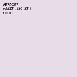 #E7DCE7 - Snuff Color Image