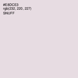 #E8DCE3 - Snuff Color Image