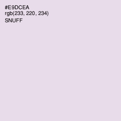 #E9DCEA - Snuff Color Image