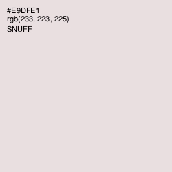 #E9DFE1 - Snuff Color Image