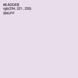 #EADDEB - Snuff Color Image
