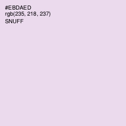 #EBDAED - Snuff Color Image