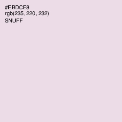 #EBDCE8 - Snuff Color Image