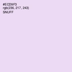 #ECD9F3 - Snuff Color Image