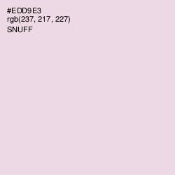 #EDD9E3 - Snuff Color Image