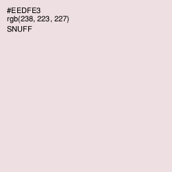 #EEDFE3 - Snuff Color Image