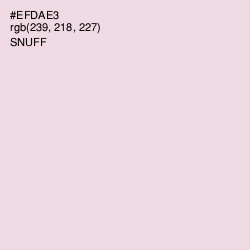 #EFDAE3 - Snuff Color Image
