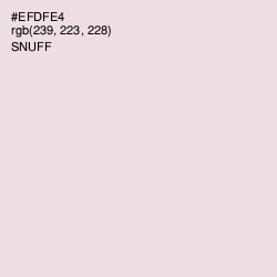 #EFDFE4 - Snuff Color Image