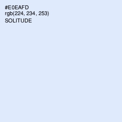 #E0EAFD - Solitude Color Image