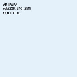 #E4F0FA - Solitude Color Image