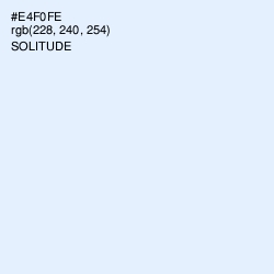 #E4F0FE - Solitude Color Image