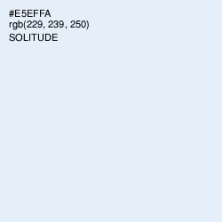 #E5EFFA - Solitude Color Image