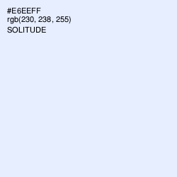 #E6EEFF - Solitude Color Image