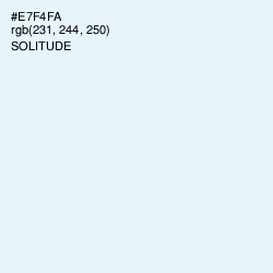 #E7F4FA - Solitude Color Image