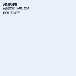 #E8F0FB - Solitude Color Image
