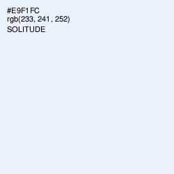 #E9F1FC - Solitude Color Image