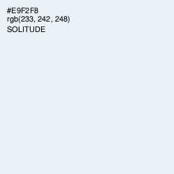 #E9F2F8 - Solitude Color Image